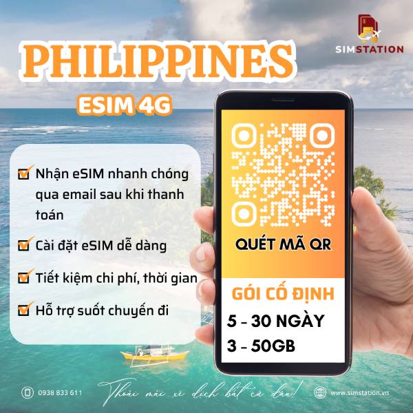 eSIM Philippines - Gói Cố Định
