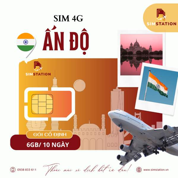 Sim Liên Tuyến Ấn Độ - Nepal - Gói Cố Định