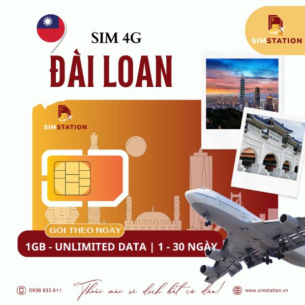 Sim Đài Loan - Gói Theo Ngày