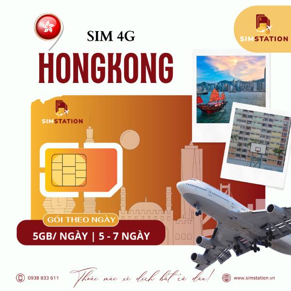 Sim Hong Kong - Gói Theo Ngày