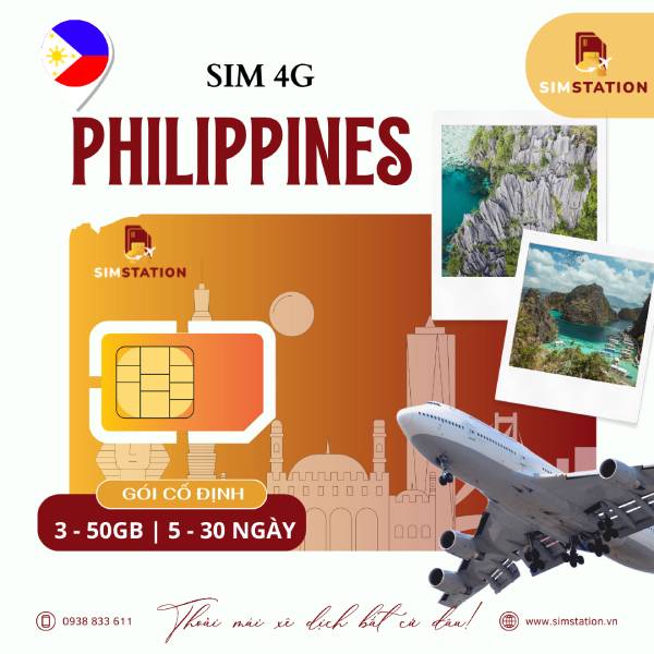 Sim Philippines - Gói Cố Định