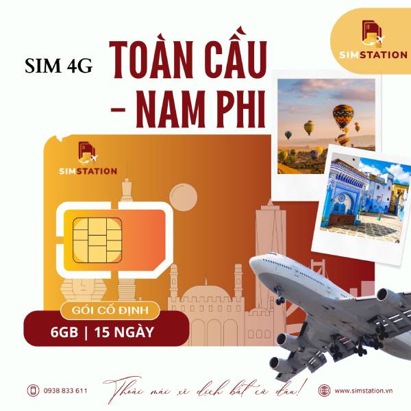 SIM Toàn Cầu True899 - Nam Phi - Gói Cố Định