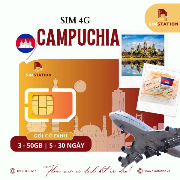 Sim Campuchia - Gói Cố Định