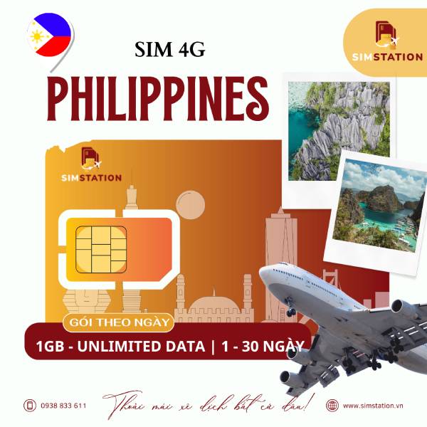 Sim Philippines - Gói Theo Ngày