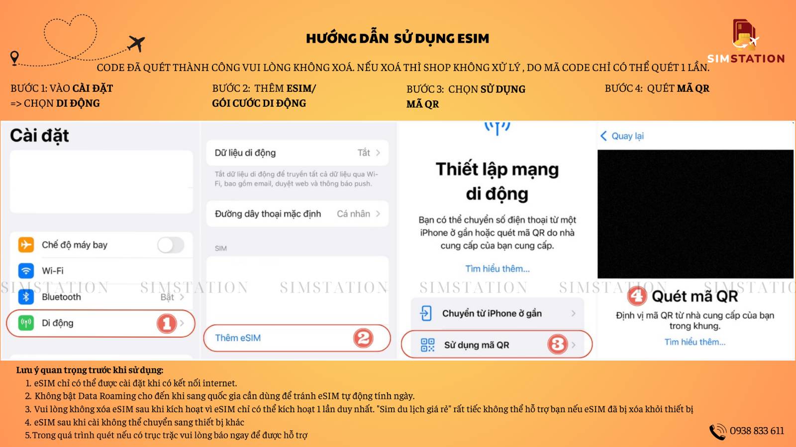 Hướng dẫn Esim